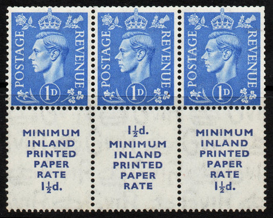 GB KGVI Booklet Pane AM49 U/M Perfs as seen 