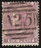 GB  QV SG85 PL4 6d (Hyphen) & Hairlines, Used in Malta (A25) Good Used (AM547)