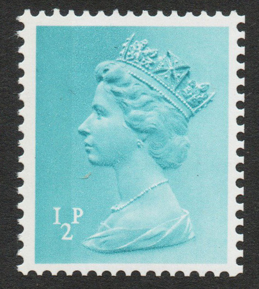 GB QEII  SG 842 ½d Left Band from £1 Wedgewood Prestige Book. Good Perfs (AM722)