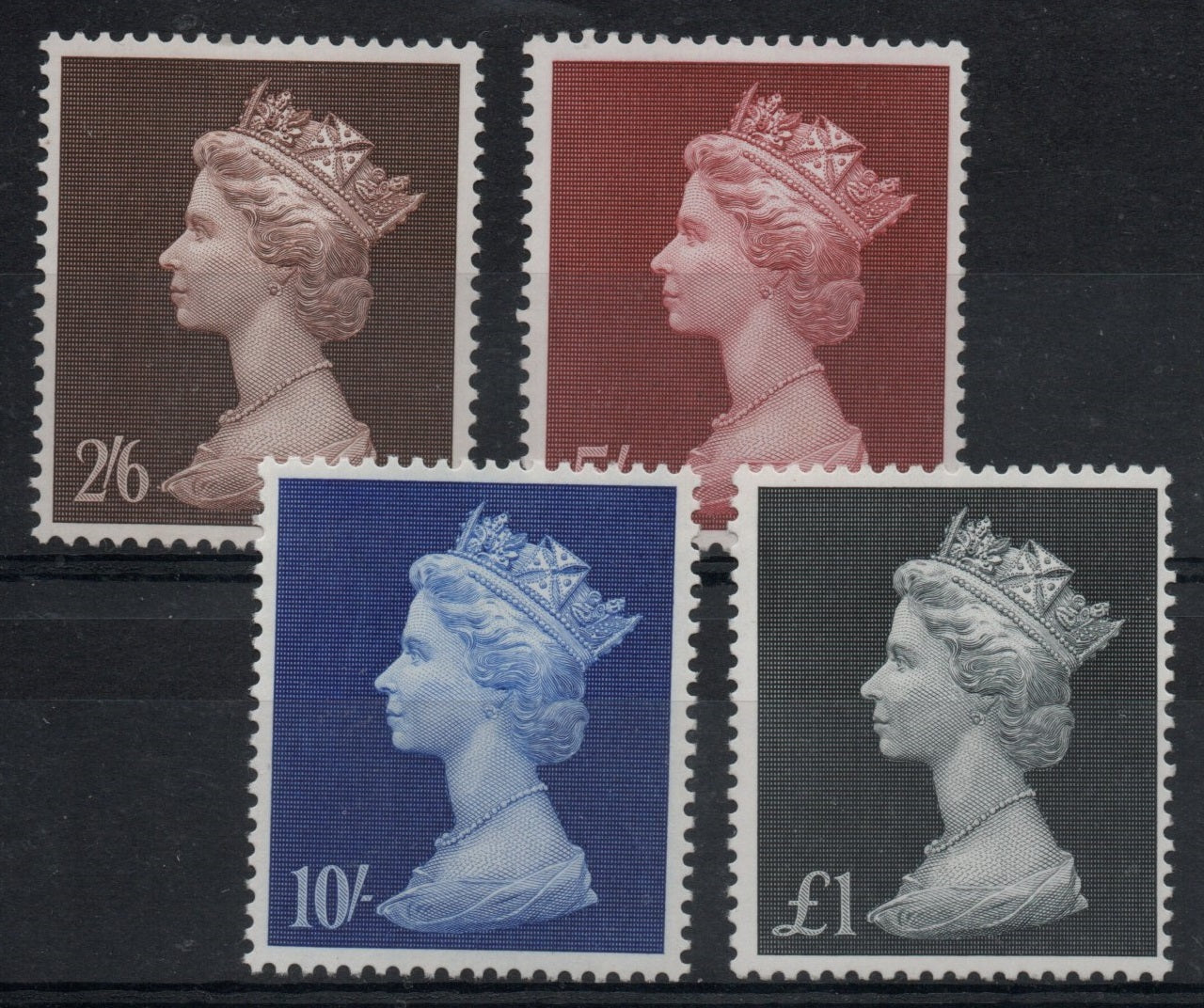GB QEII Pre-Decimal 1969 High Values Set SG787-90 Fine MNH