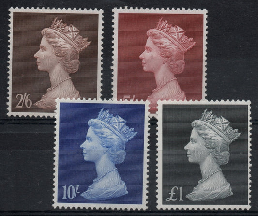 GB QEII Pre-Decimal 1969 High Values Set SG787-90 Fine MNH