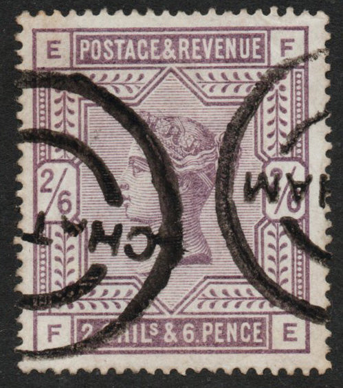 GB QV 1883 SG178 2/6d Lilac F - E Good Used 