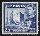 Cyprus 1938-51 SG156 2½ pi Ultramarine M/M (AM853)