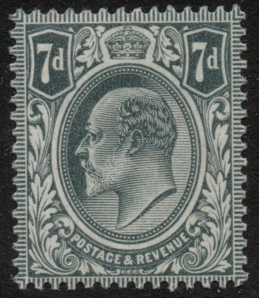 GB 1902-10 SG249a 7d Deep Grey-Black Unmounted Mint (AM892)