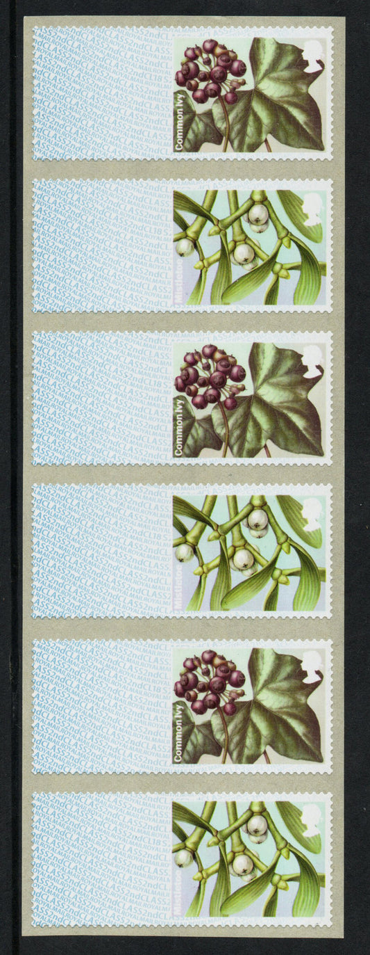 GB 2014 POST &amp; GO Winter Greenery Blanks Unprinted U/M MNH