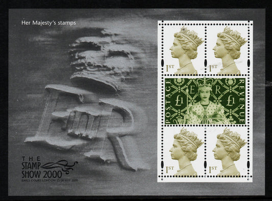 GB QEII 2000 Her Majesty's Stamps, Miniature Sheet, MS2147, Perfect Mint (DA2)