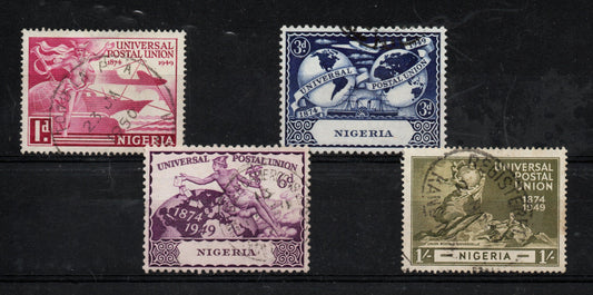 Nigeria 1949 UPU Set SG64-67 All Good Used