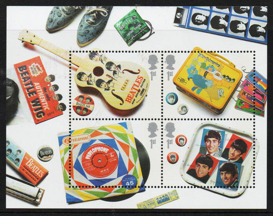 GB QEII 2007 Mini Sheet Beatles Memorabilia MS2692 MNH (FF026)