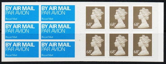 GB 2003 SG NB1 booklet 6 x 68p, Self Adhesive MNH U/M  (FF041)