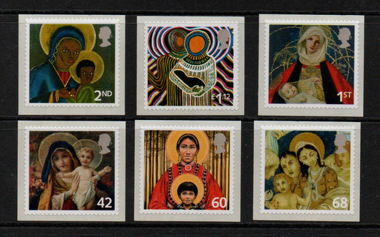 GB 2005 Xmas Christmas SG2582 - 87 S/A on original backing U/M MNH