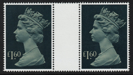 GB QEII 1997 &nbsp;SG1026f  £1.60 Large Format Machin Gutter Pair U/M MNH