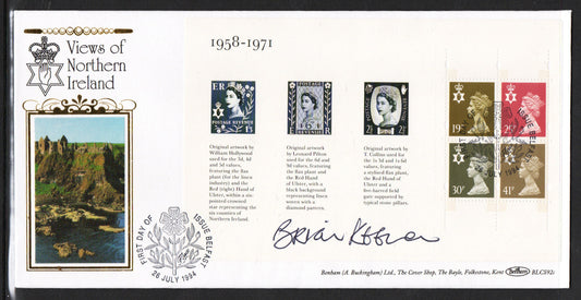 GB 1994 Benham Cover Signed by Brian Keenan.