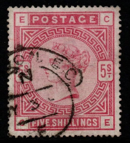 GB 1983/4 SG180 5/- Rose Letters CE Decent Perfs, Clean Back (HB14)