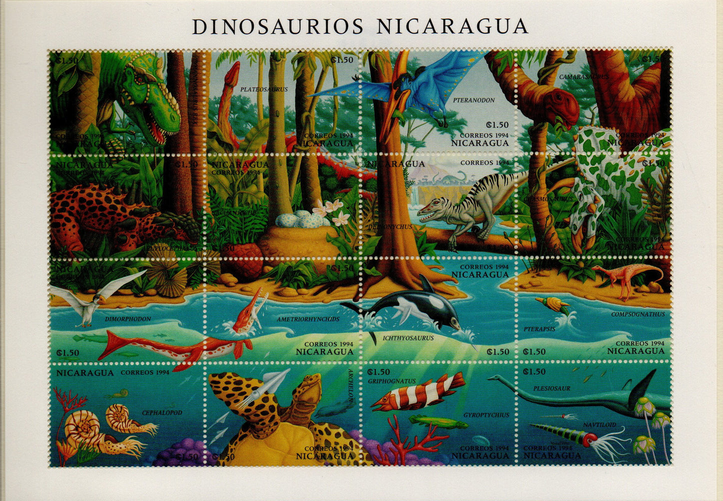 Thematics Dinosaur Stamps & Miniature sheets as shown. (HJ11)