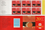 GB Xmas 1995 Booklet 20 x 19p Second Class LX10 Robin Mint  (IC5)