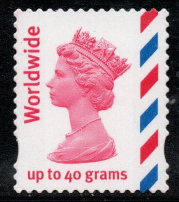 GB QEII SG2359. Worldwide 40g Die Cut  U/M MNH 