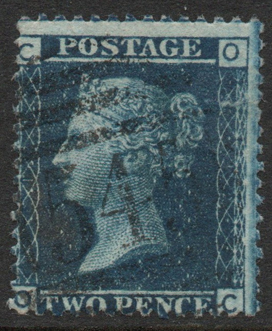 GB QV 1858 SG45 Plate 12 (O - C) Good Used