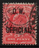GB KEVII SGO37 1d Office of Works Official (MA025)