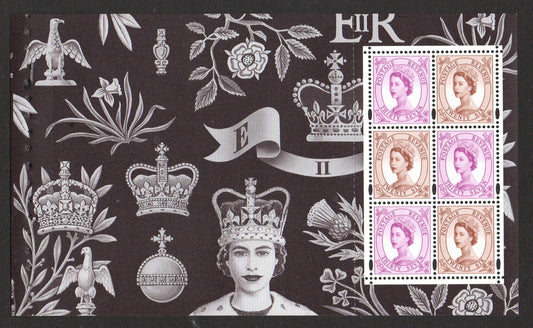 GB 1998 Pane 4 from Ex DX20 The Definitive Portrait Prestige Booklet U/M MNH