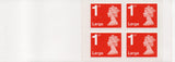 GB 2013 Barcode Booklet SG RB4    4 x 1st Class LARGE S/A Mint (IJ9)