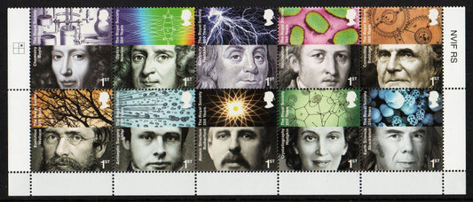 Great Britain 2010 Royal Society SG3026-3035 Se-Tenant set of 10 Unmounted Mint