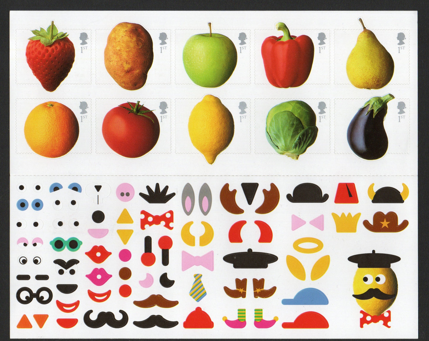 Great Britain 2003 Fruit &amp; Veg SG2348-2357 Se-Tenant set of 10 unmounted mint