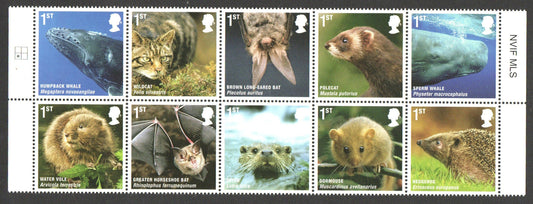 Great Britain 2010 Mammals perf set of 10
unmounted mint