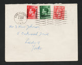 1950 GB Cover bearing KEVIII & KGVI with both Morocco and Tangiers Ovpts (TT184)