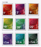 GB QEII 1994 SGD102/110 set of 9 Postage Dues U/M (TT261)