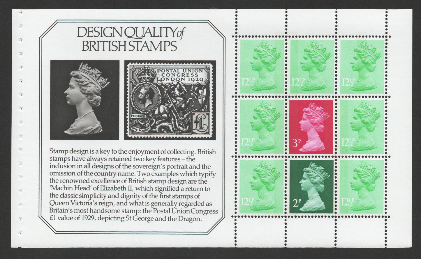 GB 1980 Prestige Pane X849p From British Stamps DX3 Book U/M