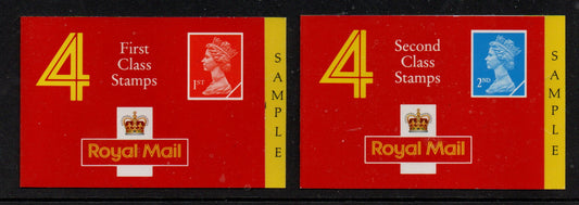 GB Dummy (Shop Display Samples) 4 x 1st & 2nd both NO STAMPS as intended! U/M 