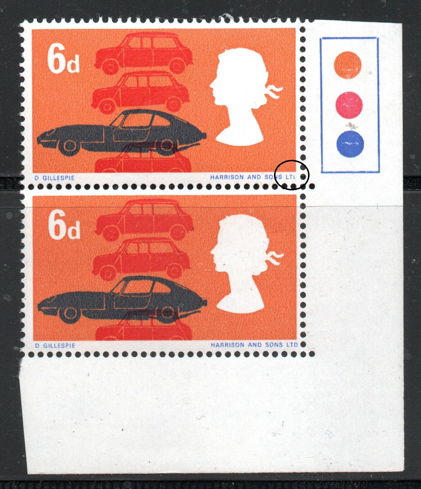 GB QEII 1966 British Technology SG702c Broken "d" in Ltd U/M 