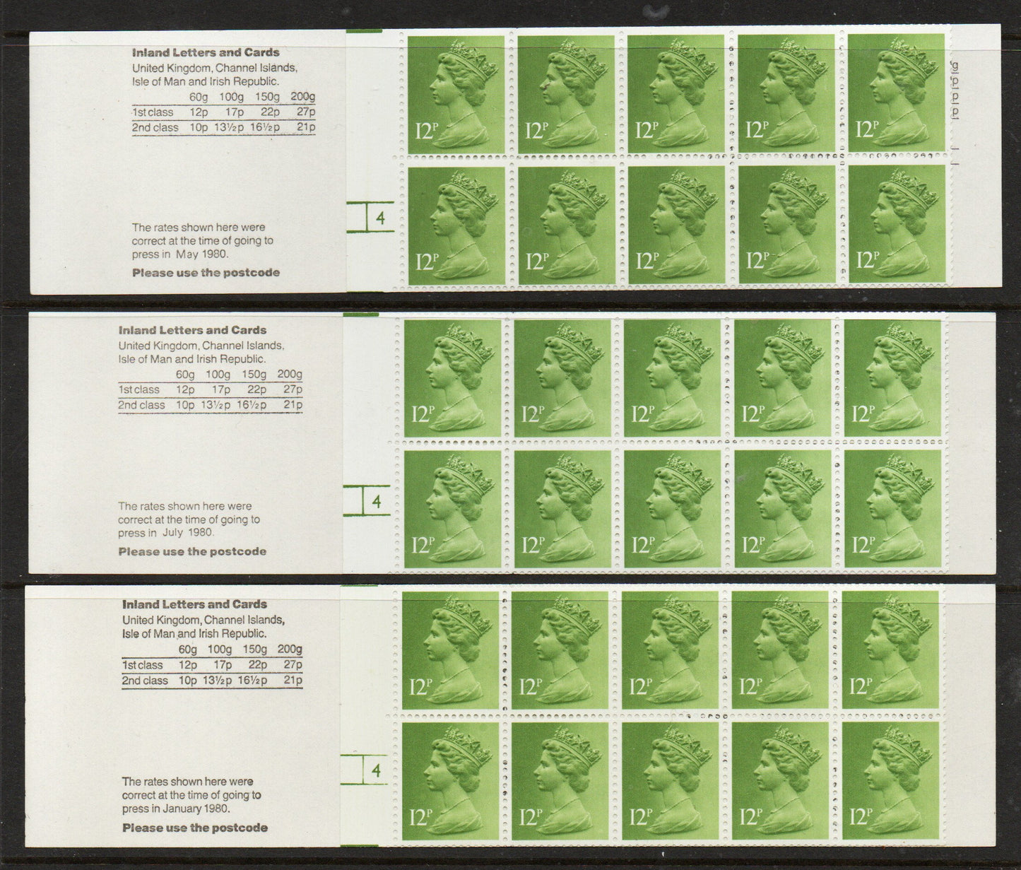 1980 GB Booklet FJ1, 2 & 3a's All Cyl cylinder 4 U/M (TT789)