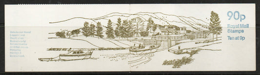 1978 GB Booklet FG5a Caledonian Canal cylinder B25 dot U/M (TT799)