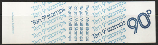 1977 GB Booklet FG1a No theme cylinder 24dot U/M 
