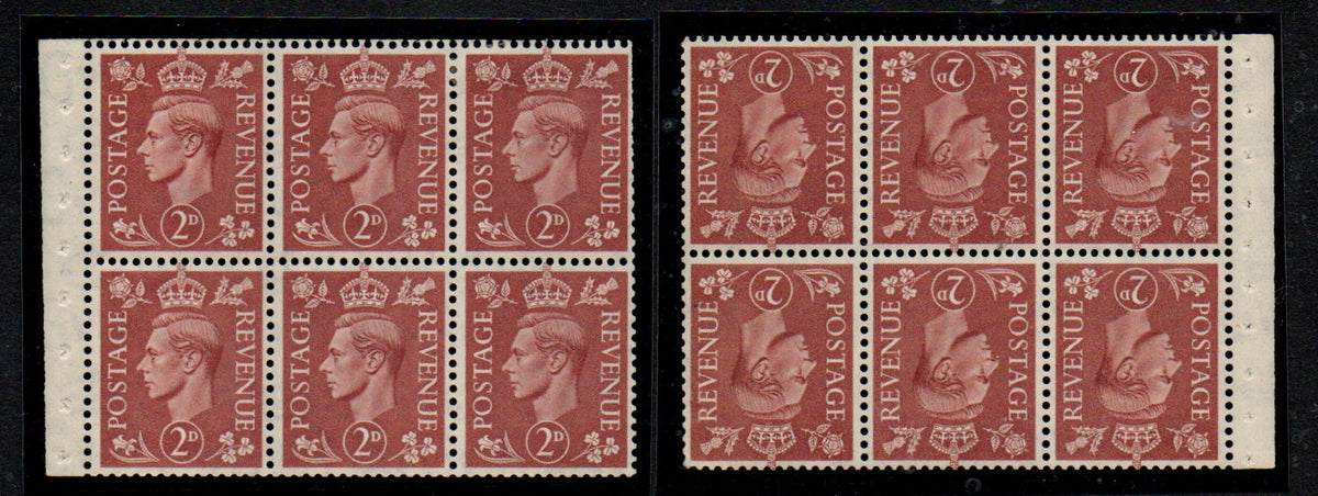 GB KGVI SG QB31 (Upright) (LMM) and QB31A (Inverted Wmk) (U/M MNH)