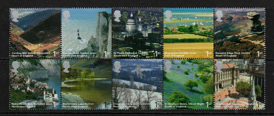 GB QEII 2006 A British Journey SG 2597-2606 Se-tenant Block U/M MNH 