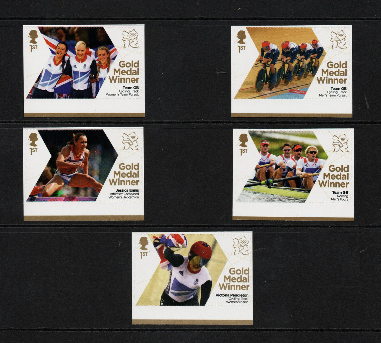 GB UK 2102 Olympic & Paralympic COMPLETE Stamp Collection. Details below (MA019)