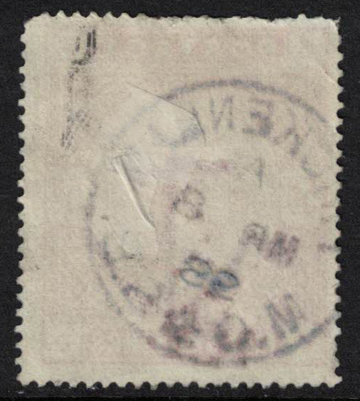 GB 1883/4 SG180 5/- Rose . Letters  F-D