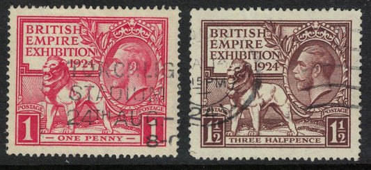 GB 1924 Wembley  Exhibition SG430-31 Good Used 