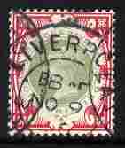 GB Great Britain 1887-1900 QV Jubilee 1s green & red cds used cat £125