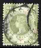 GB Great Britain 1887-1900 QV Jubilee 1s green cds used cat £60