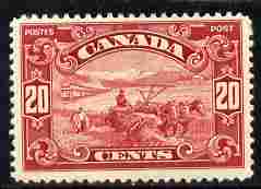 Canada 1928 Harvesting with Horses 20c small part original gum SG283