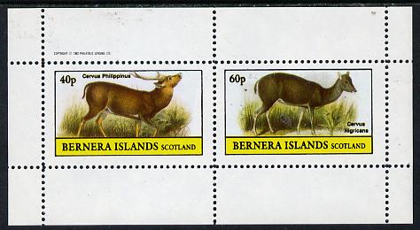 Bernera 1982 Deer perf,set of 2 values (40p & 60p) unmounted mint