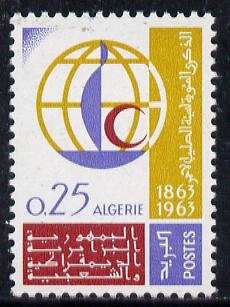 Algeria 1963 Red Cross Centenary unmounted mint, Yv 383*...