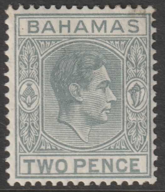 Bahamas 1938-52 KG6 2d pale slate unmounted mint but light vert crease SG152