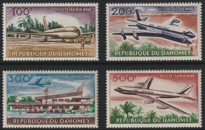 Dahomey 1963 Air set of 4 unmounted mint, SG 194-97