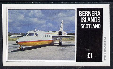 Bernera 1982 Jets imperf souvenir sheet (£1 value) unmounted mint