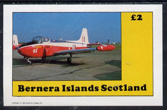 Bernera 1982 Aircraft #08 imperf deluxe sheet (£2 value) unmounted mint