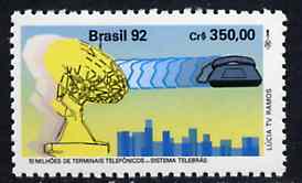 Brazil 1992 Installation of 10,000,00th Telephone unmounted mint, SG 2530*